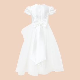 Mikado Tulle Communion Dress