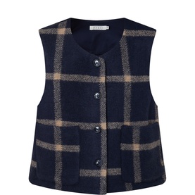 Joselle Check Waistcoat