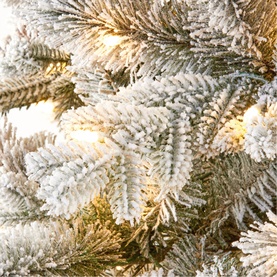 Snowy Dorchester Prelit Christmas Tree 6.5ft