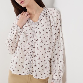 Zadie Ruffle Blouse