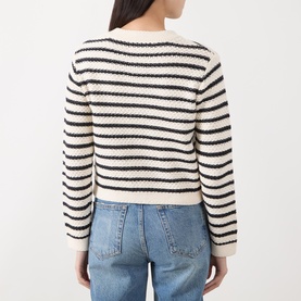 Elmie Striped Cardigan