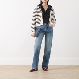 Elmie Striped Cardigan