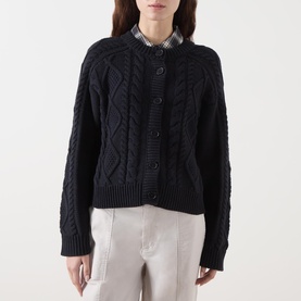 Zayra Cable Knit Cardigan