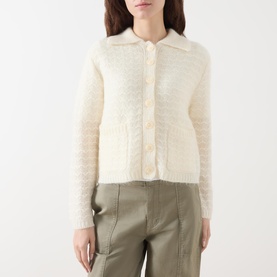 Zora Textured Knit Polo Shirt