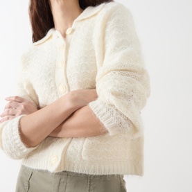 Zora Textured Knit Polo Shirt