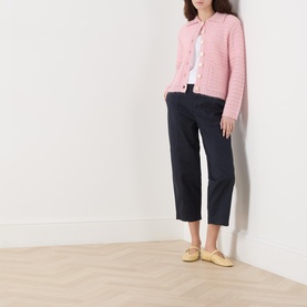 Zora Textured Knit Polo Shirt