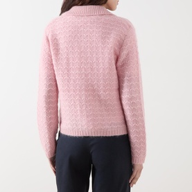 Zora Textured Knit Polo Shirt
