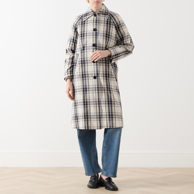 Yasha Check Trench Coat