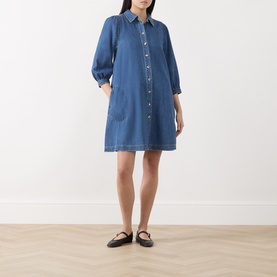 Eleina Denim Shirt Dress