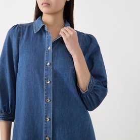 Eleina Denim Shirt Dress