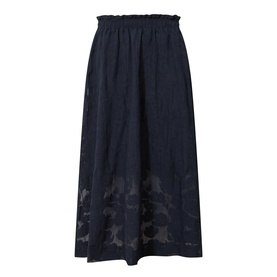 Zoya Floral Flared Skirt