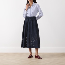 Zoya Floral Flared Skirt