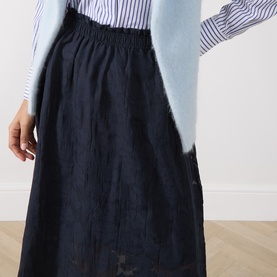 Zoya Floral Flared Skirt