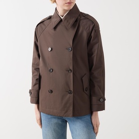 Yuna Cropped Trench Coat