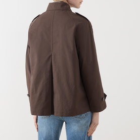 Yuna Cropped Trench Coat