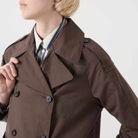 Yuna Cropped Trench Coat