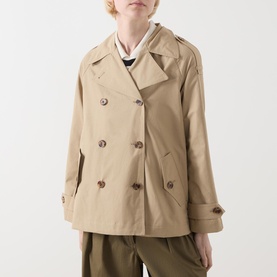 Yuna Cropped Trench Coat