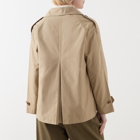 Yuna Cropped Trench Coat