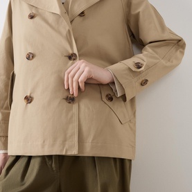 Yuna Cropped Trench Coat
