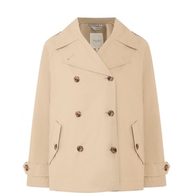 Yuna Cropped Trench Coat
