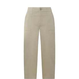 Netta Relaxed Cropped Trousers