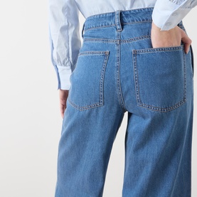 Safinas High-Rise Wide Leg Jeans
