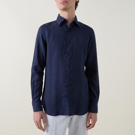 Linen Single-Cuff Shirt