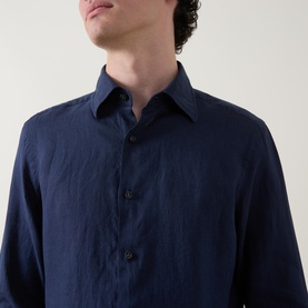 Linen Single-Cuff Shirt