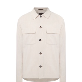 Silk Flap Pocket Overshirt