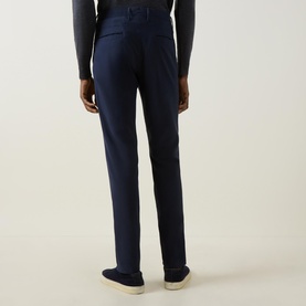 Garment Washed Casual Trousers