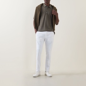 Garment Washed Casual Trousers