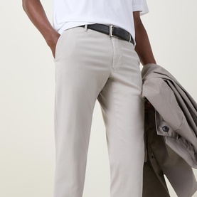 Garment Washed Casual Trousers