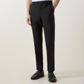 Flex Mid-Rise Slim Leg Formal Trousers