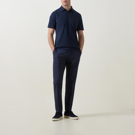 Flex Mid-Rise Slim Leg Formal Trousers