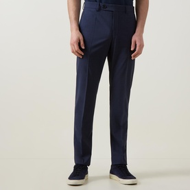 Flex Mid-Rise Slim Leg Formal Trousers