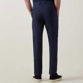 Flex Mid-Rise Slim Leg Formal Trousers