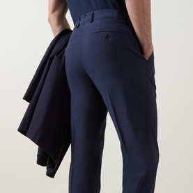 Flex Mid-Rise Slim Leg Formal Trousers