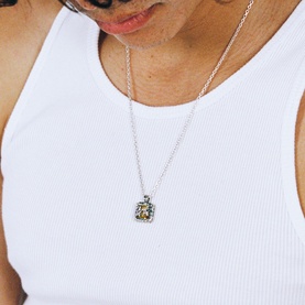 Due Stelle Icon Necklace