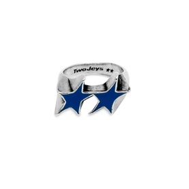 Icon Blue Enamel Ring