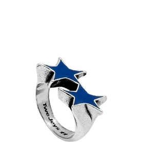 Icon Blue Enamel Ring