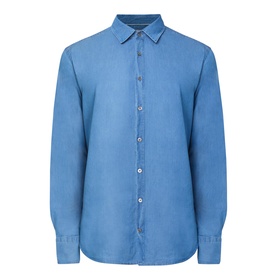 Denim Single-Cuff Shirt