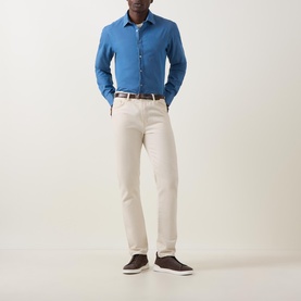 Denim Single-Cuff Shirt