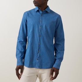 Denim Single-Cuff Shirt