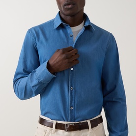 Denim Single-Cuff Shirt