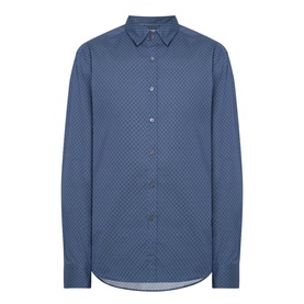Geometric Single Cuff Formal Shirt
