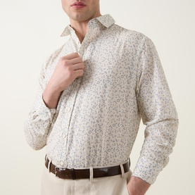 Flower Vine Print Shirt