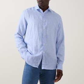 Check Linen Shirt