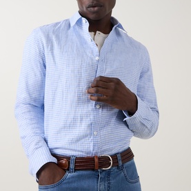 Check Linen Shirt