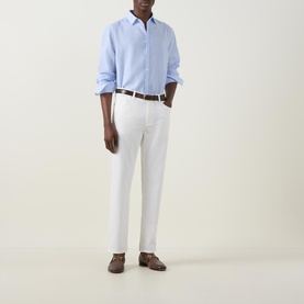 Single Cuff Casual Linen Shirt