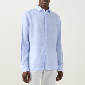 Single Cuff Casual Linen Shirt